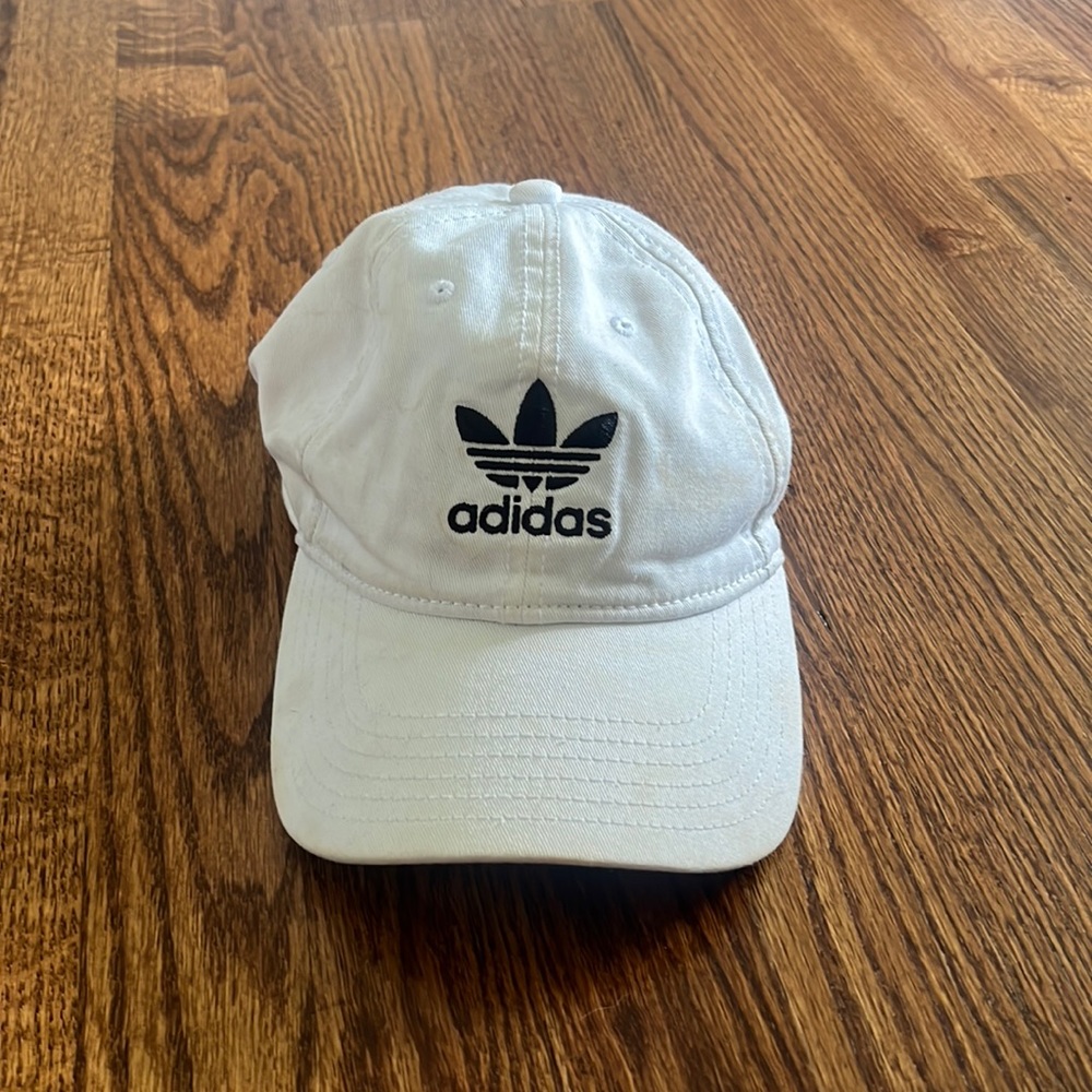 White adidas hat